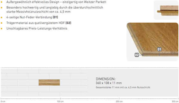 weitzer Parkett strip 1180 Wien